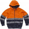 WORKTEAM C9036 High Visibility Hoodie with Reinforced Seams