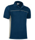 Short sleeve polo with bands on the chest and sides VALENTO Thunder