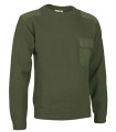 Thick knit sweater with round neck VALENTO Comando
