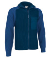 Kombinierte Jacke aus dickem, warmem Strickstoff VALENTO Arce