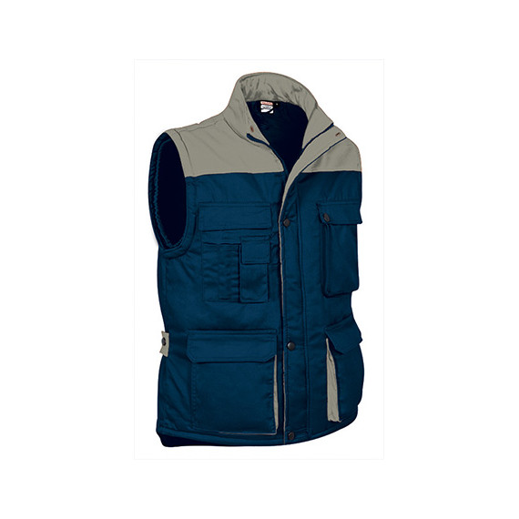 Gilet multi-poches en couleurs combinées VALENTO Thunder