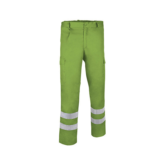 Multi-pocket pants with retroreflective pleats VALENTO Drill