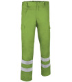 Multitaschenhose mit retroreflektierenden Falten VALENTO Drill