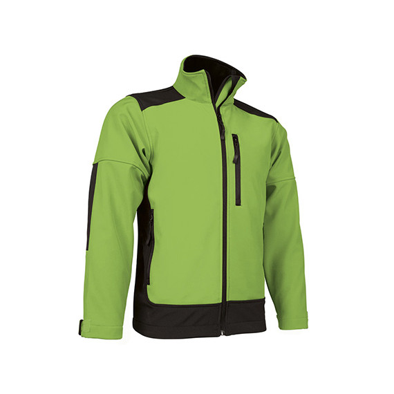 Water-repellent softshell jacket VALENTO Saponi