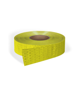 Fita retroreflexiva costurada plastificada VALENTO Highman. Fita de alta visibilidade para roupa de trabalho.