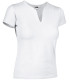 T-shirt da donna a maniche corte con colletto a goccia VALENTO Cancun