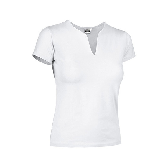 T-shirt da donna a maniche corte con colletto a goccia VALENTO Cancun