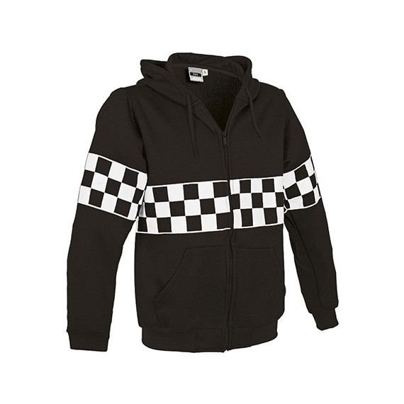 Sweatshirt with checkerboard pattern VALENTO Ska