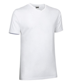 Fit T-Shirt mit feinem Rippkragen VALENTO Ricky