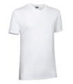 Camiseta fit com gola fina de canelado VALENTO Ricky