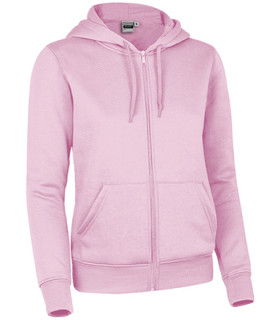 Damenhoodie mit Kapuze und tailliertem Schnitt aus Fleece BONDI VALENTO