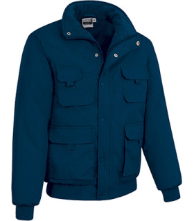 Padded multi-pocket jacket, more durable canvas fabric Sanak VALENTO