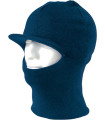Navy blue knitted balaclava hood from FOREST VALENTO.