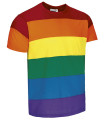 T-Shirt mit kurzen Ärmeln in Regenbogenfarben RAINBOW