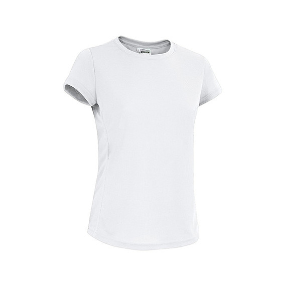 T-shirt tecnica da donna, in tessuto tecnico traspirante Bird-Eye BRENDA VALENT