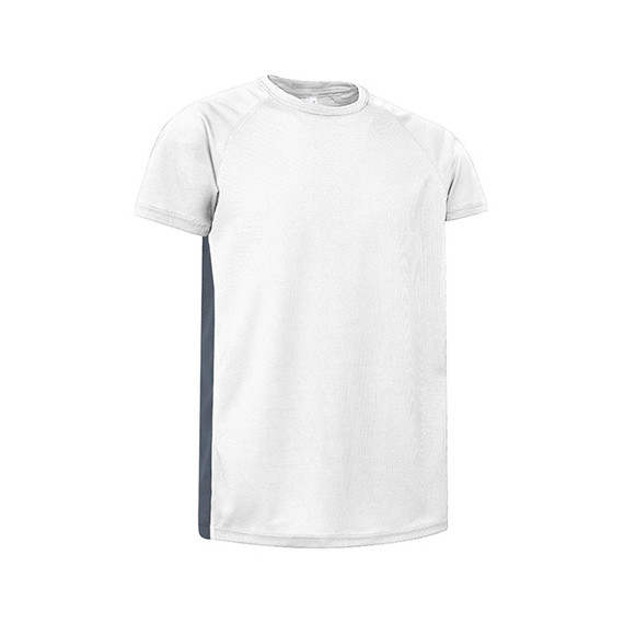 Bicolor technical short-sleeve t-shirt with round neck ROCKSPEED VALENTO