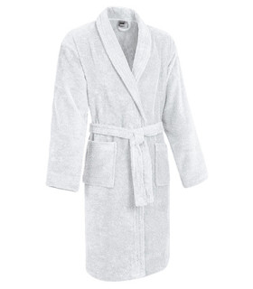Wide-neck bathrobe made of cotton RELAX VALENTO