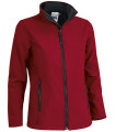 Jaqueta corta-vento feminina com retenção térmica, tecido softshell elástico VALENTO CECILE