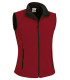 Damenweste mit hohem Kragen und tailliertem Schnitt aus Softshell-Gewebe CANDICE VALENTO