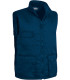 Padded multi-pocket work vest VALENTO FABRIC