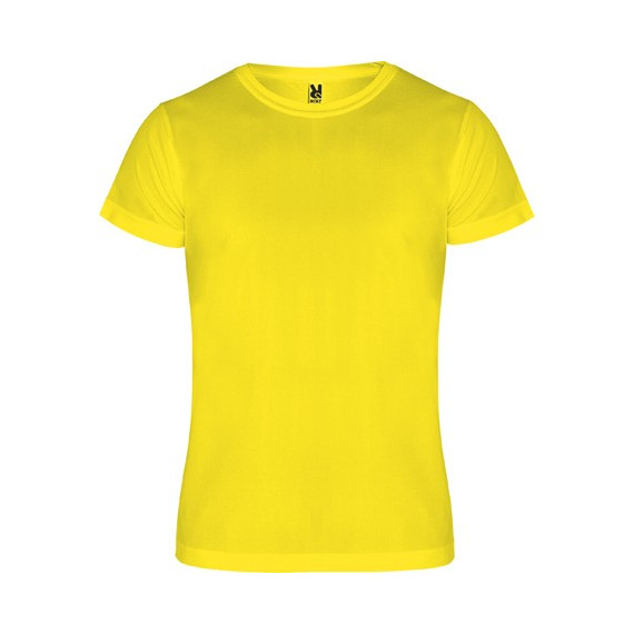 Kurzärmeliges technisches T-Shirt mit abgerundetem Halsausschnitt CA0450