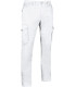 Elastic multi-pocket work pants in neutral colors, made of thick mono-elastic twill VALENTO CHESTNUT.