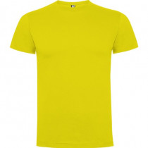 Kurzarm-T-Shirt für Kinder mit 4-Schicht-Rundhals-Hals 100% Baumwolle Bulldogge Premium Roly REF: ca65024