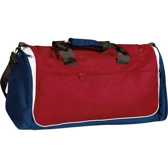 Dreifarbige Sporttasche mit Stützen, aus Polyester und PVC VALENTO SQUAD.