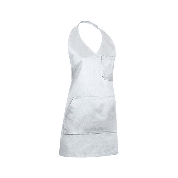 Apron with bib, multi-pocket and V-neck VALENTO Bistro