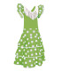 Vestido infantil sin mangas con estampado flamenco en tejido plano BULERIA VALENTO