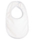 Babete de bebé com velcro branco com borda colorida em tecido de dupla camada CHILDHOOD VALENTO.