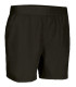 Schwarze Sportshorts mit Taschen und elastischem Bund, atmungsaktives bi-elastisches Polyestergewebe VALENTO TITAN.