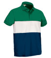 Poche technique à manches courtes avec design tricolore des deux côtés, tissu technique respirant polyester VALENTO VARSITY