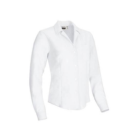 Damenbluse mit langen Ärmeln und Tasche aus Polyester VALENTO VENEZIA
