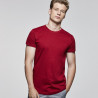 Short sleeve double round neck t-shirt with elastane BEAGLE ROLY