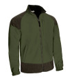 Softshell jacket with reinforcements extra-resistent and waterproof bicolor design VALENTO CALEDONIA