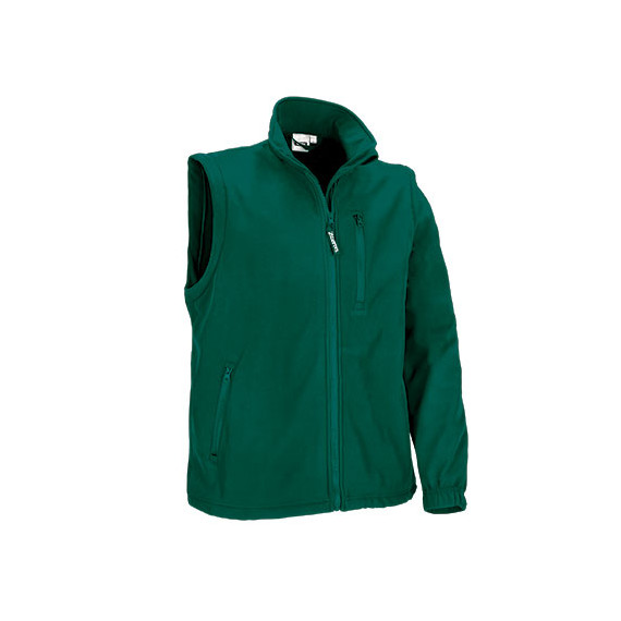 Chaqueta casual de mangas desmontables a chaleco con cuello alto, softshell elástico VALENTO HALIFAX