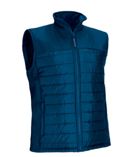 Colete acolchoado com bolsos, pescoço alto e cintura reta, tecido acolchoado e softshell na cesta VALENTO MULHOLLAND