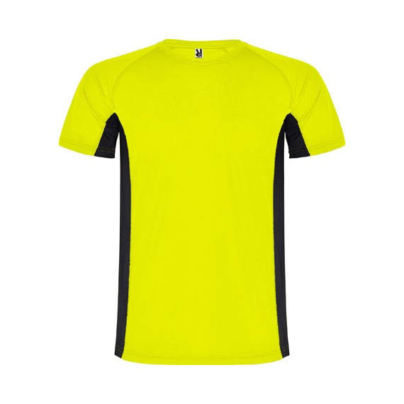 Technisches T-Shirt in Kombination mit zwei Shanghai-Polyester-Stoffen CA6595