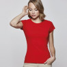 Women's short-sleeved T-shirt with slim trim collar BALI ROLY