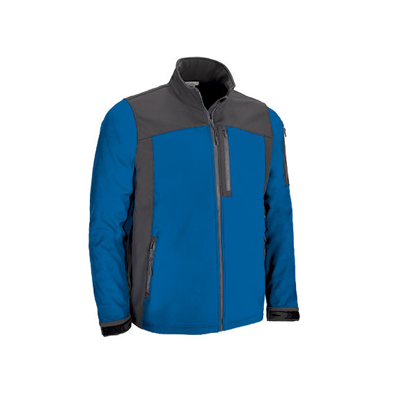 Jaqueta de Multibolsillos Softshell com design de atabasca de Valentoly Bicolor