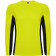 Camiseta técnica combinada con tejidos poliéster SHANGHAI L/S CA6670
