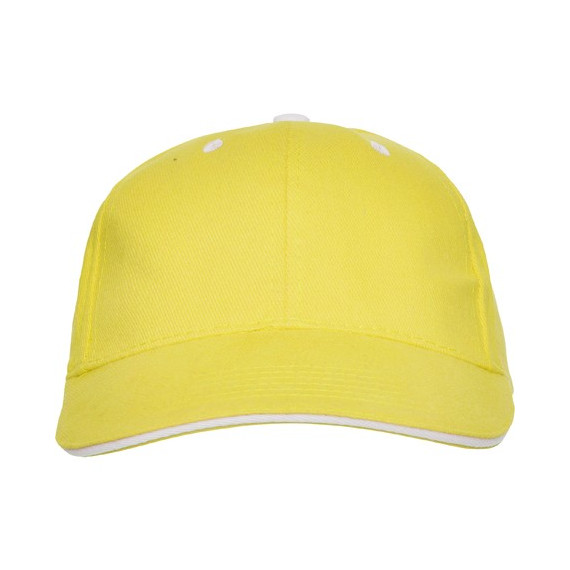 Hat 6 panels with sandwich in contrast panel go7008