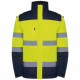 Parka alta visibilidade combinada em duas cores epsylon hv9304