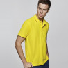 Short-sleeved polo shirt with ribbed collar and 3-button placket AUSTRAL ROLY
