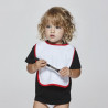 Bavoir bordé. Tissu en coton DUMMY RB9000