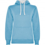 Sudadera entallada de corte femenino con capucha URBAN WOMAN SU1068