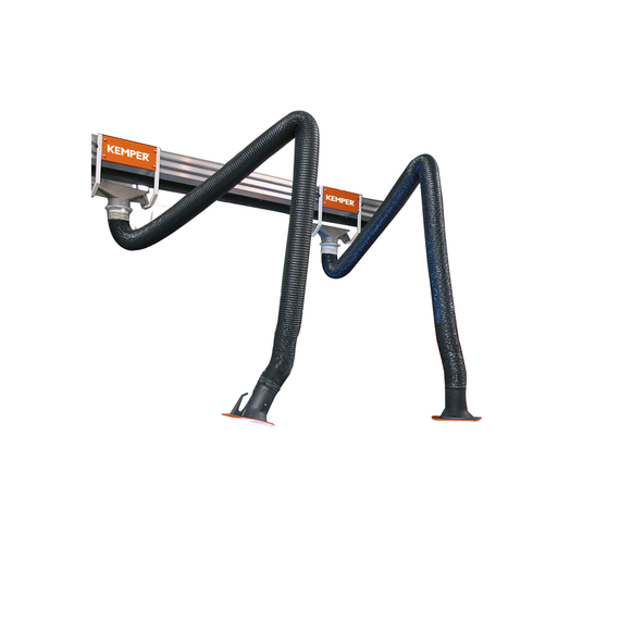 Scrollable arm for flexible fume collection 79002100