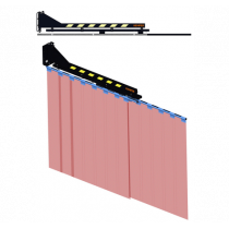 Tilting arm with locking system for curtains 1315570