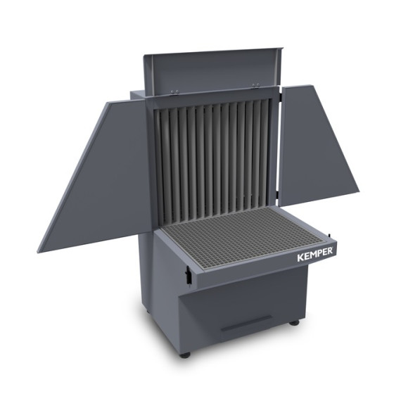 Robust grinding table with aspiration on the wall 998200004